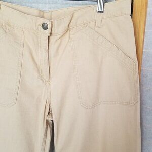 Italian Jeans Made in Italy 100% Cotton Khaki Size XL EU 42 wide leg!